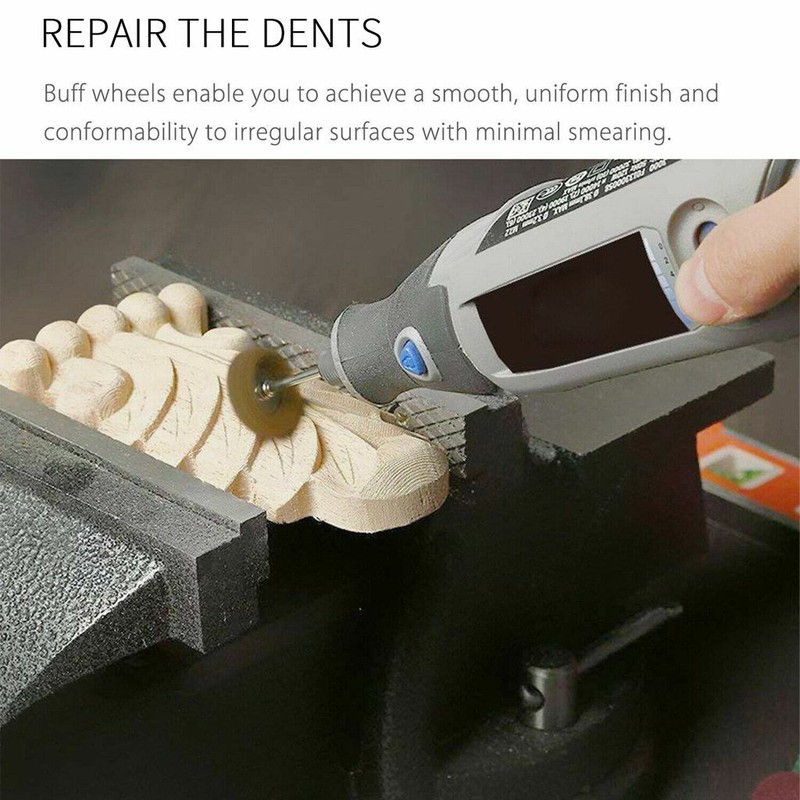40 Pcs Abrasive Wheel 25mm Buffing Polishing Grinding Wheels Dremel Rotary Tool gallery
