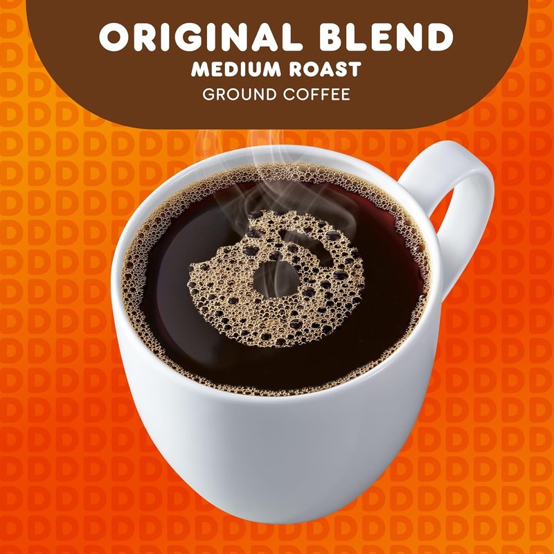 Dunkin’ Original Blend Coffee, Medium Roast, K-Cup Pods, 10 Count (Pack of 6) gallery