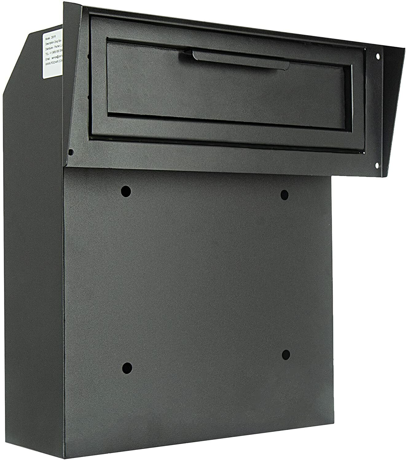 Mailbox Slot Door Key Dropbox Secure Deposit Rain Weatherproof Heavy Duty Steel gallery