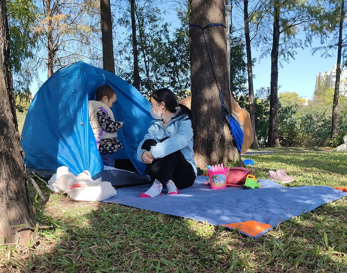 Pocket Picnic Blanket, Sandproof Lightweight Pocket Camping Tarp, 55″x 60″ Fo... gallery
