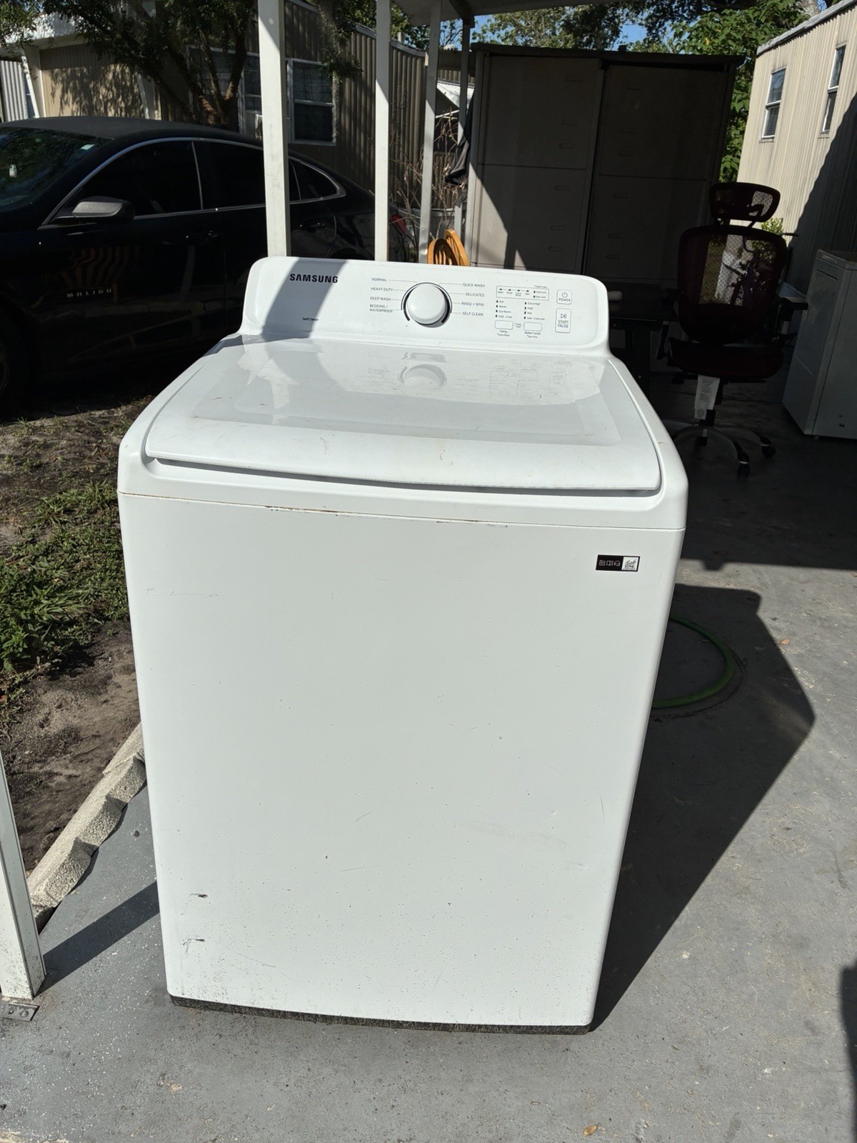 Samsung White Top-Loading Washing Machine, Kenmore dryer gallery