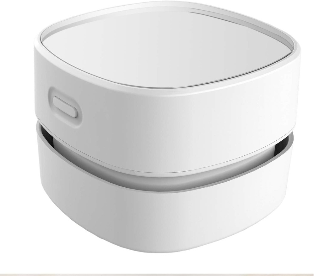 ISTAR Mini Desktop Vacuum & Wireless Charger - 400 Min Battery Life, 360º White