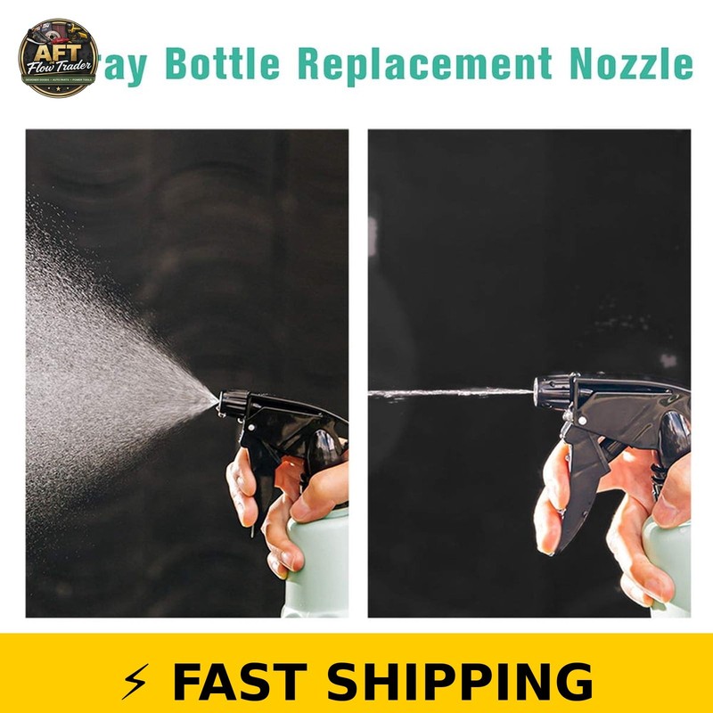 CarCarez Adjustable Trigger Spray Nozzles - 6 Pack Black gallery