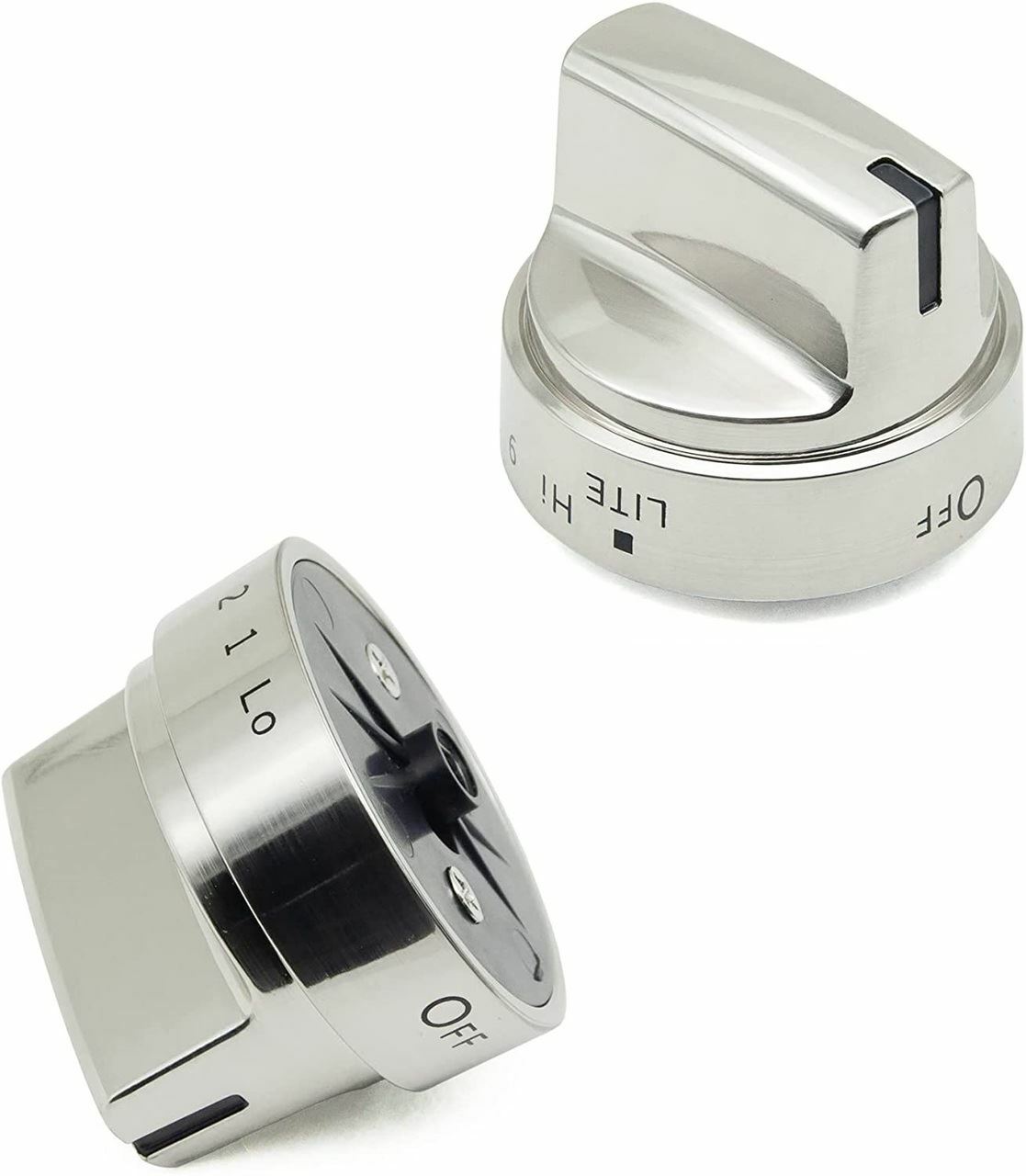 Stainless Steel Control Knob Compatible with GE Gas Range Stove WB03X24818 gallery