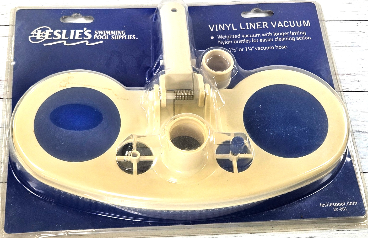 Pool Vinyl Liner Vacuum LESLIE'S Swimming Pool Brush Vacuum for 1-1/4 and 1-1/2" gallery