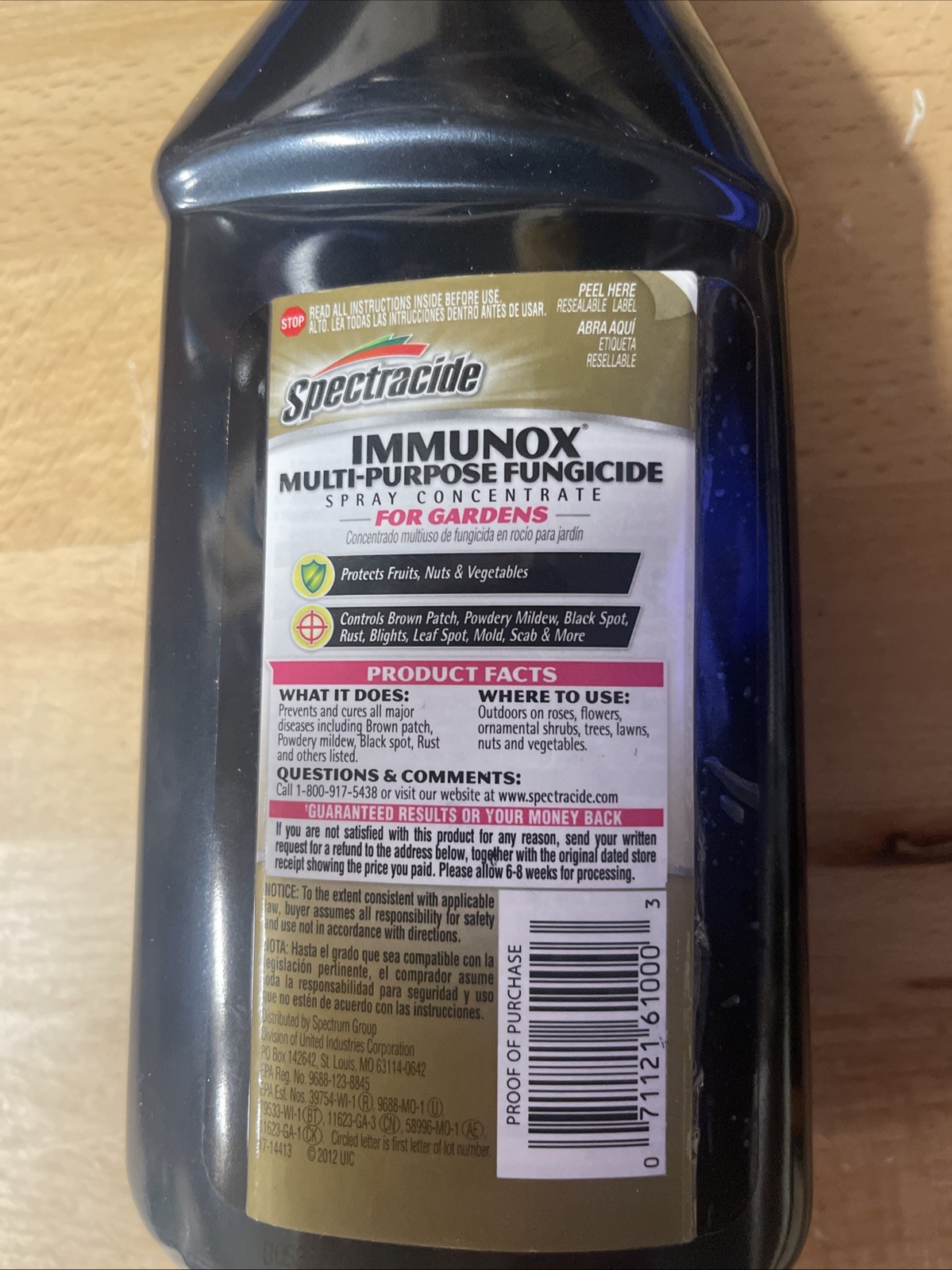 Spectracide Immunox Multi-Purpose Fungicide Spray Concentrate For Gardens 16 Oz gallery