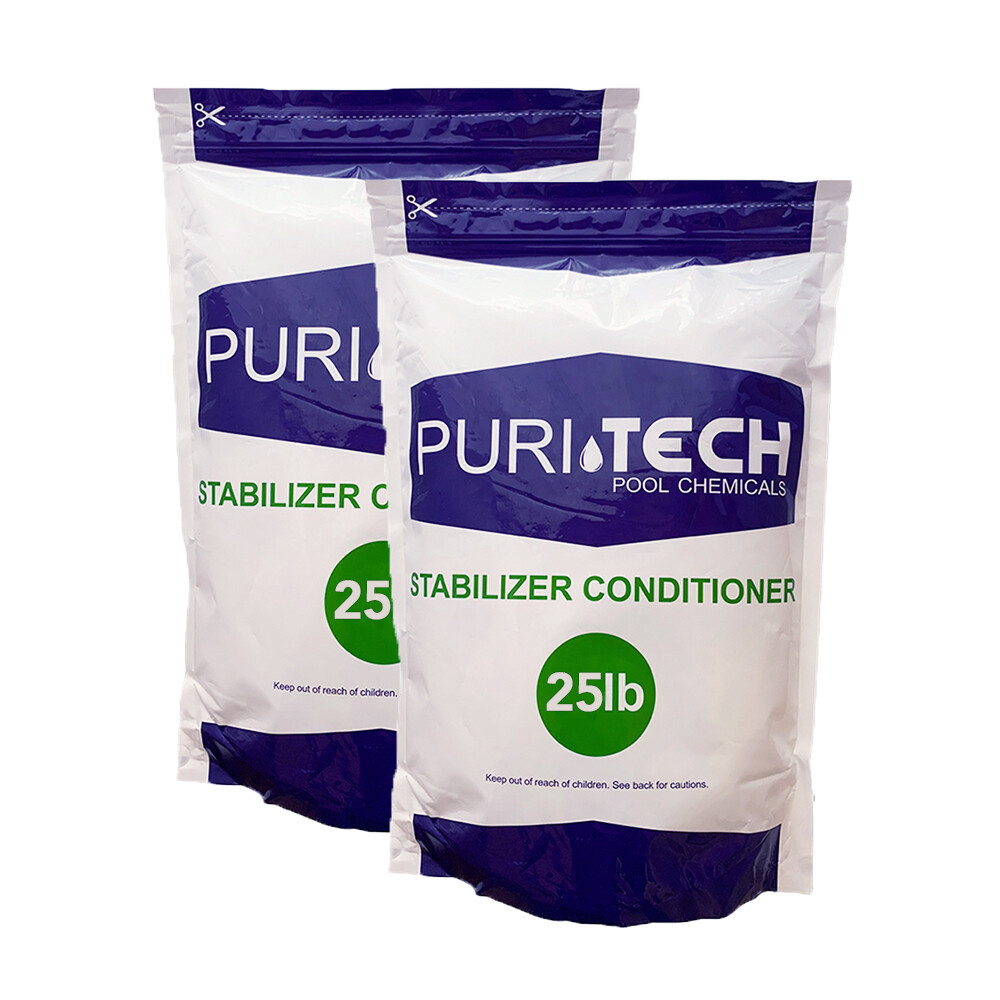 Puri Tech Pool 50lbs Stabilizer Conditioner Cyanuric Acid UV Protection Pool Spa gallery
