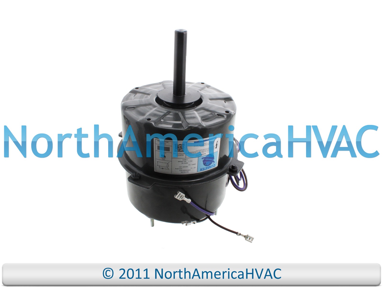 ClimaTek Condenser Fan Motor 1/4HP 230v Replaces Trane GE Genteq 5KCP29JCA053BS gallery
