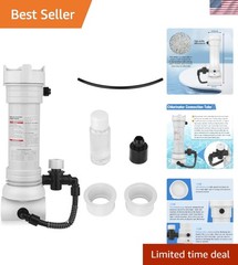 Upgraded 320 Pool Chlorinator Automatic Chlorine/Bromine Inline Feeder Compat…