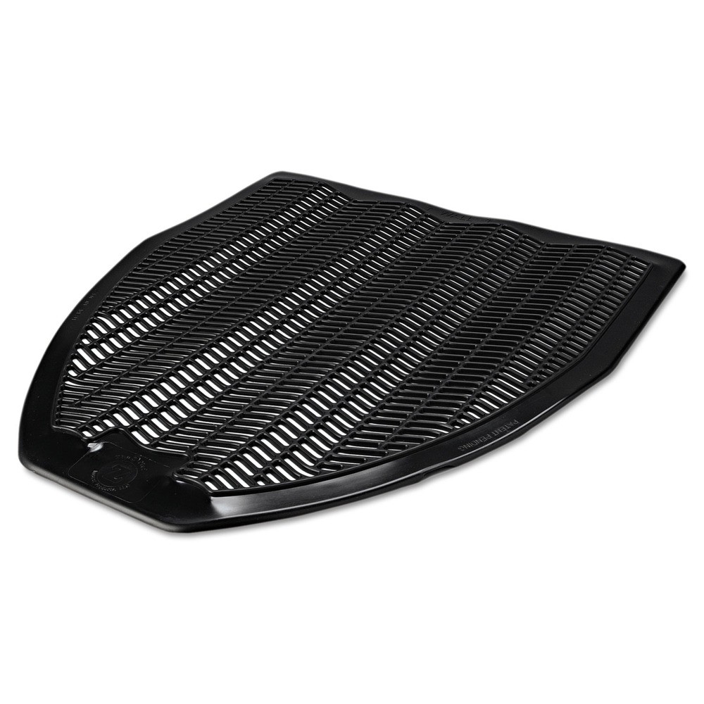Impact 15255 Disposable Urinal Floor Mat - Fresh Blast Scent Blk (6/CT) New gallery
