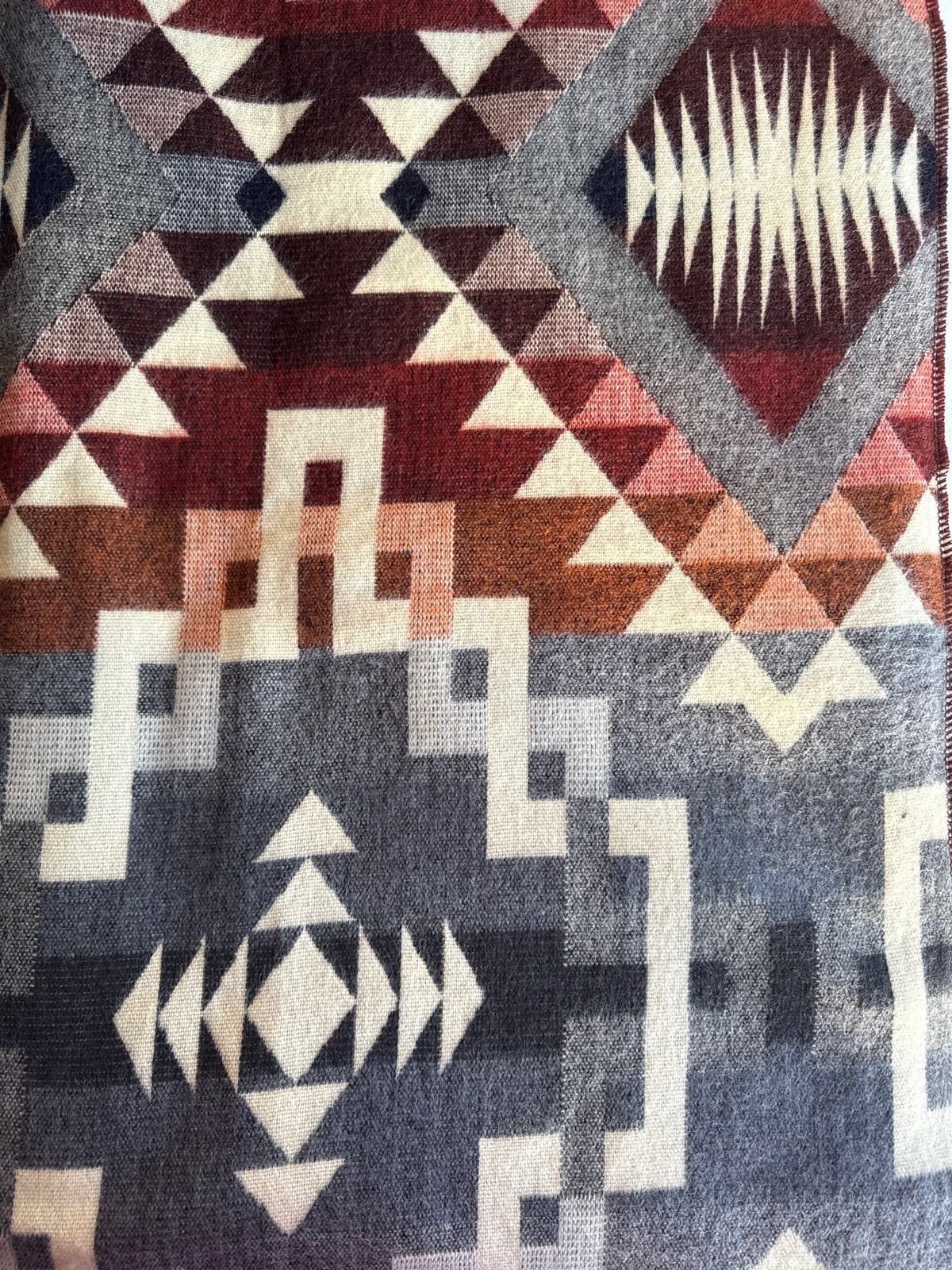 Alpaca Blanket - Cozy Colorful Native Pattern Throw - Made in Ecuador - 202614 gallery