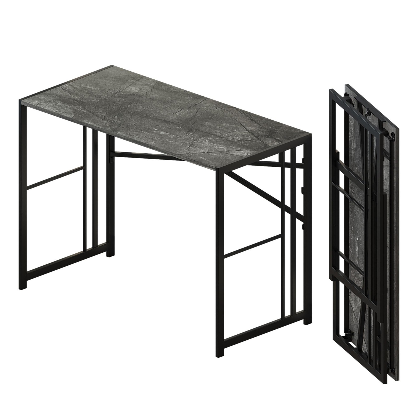 103cm Folding Computer Desk, Writing Gaming Computer Camping Desk... gallery