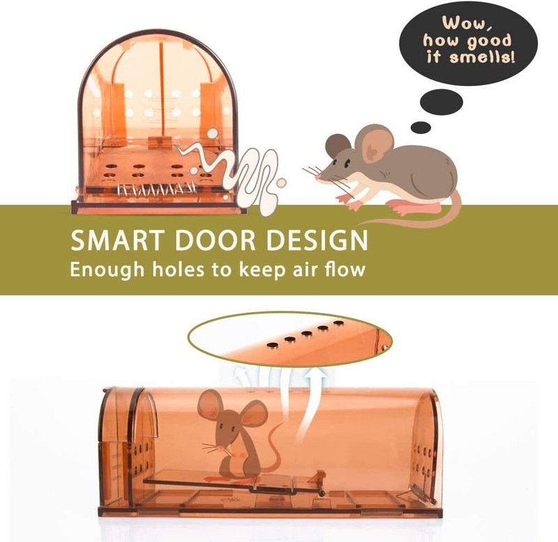 Humane Mouse Traps - 2 Pack - Live Catch and Release - #1 Best Selling Mousetrap gallery