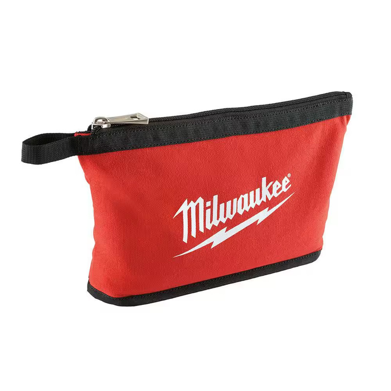 Milwaukee Tool Bag Set 12in Red Zipper Pouch 4 Pack Heavy Duty Canvas Storage gallery