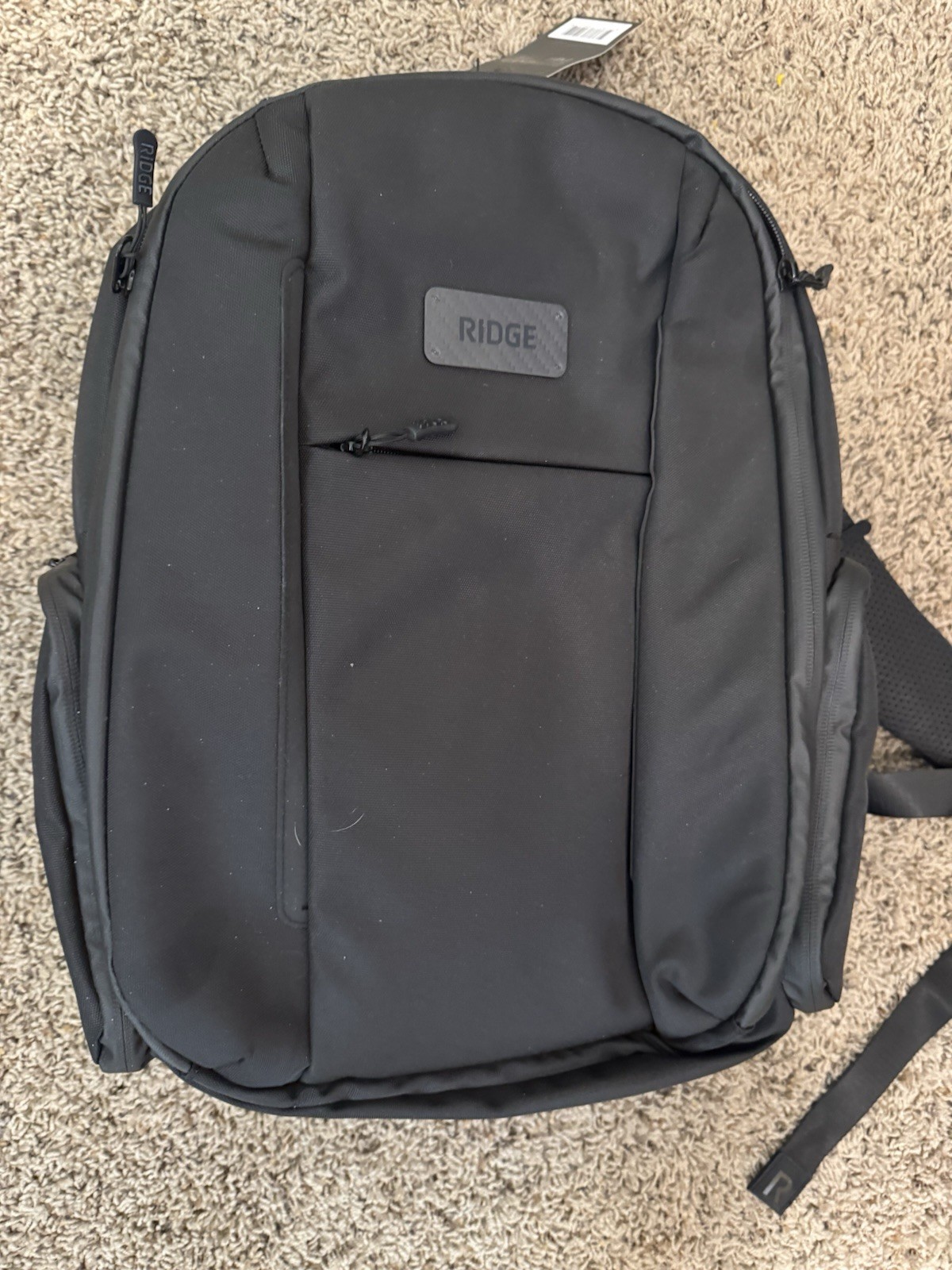 ridge commuter backpack Black 20L RFID Blocking Wallet Weatherproof