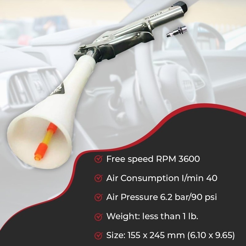 Vortex II Air Cleaning Tool for Effective Automotive Cleaning and Detailing gallery