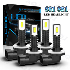 For ARCTIC CAT 400 500 650 700 Headlight HI/ Lo Beam LED Light Bulbs 6000k white