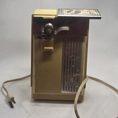 Vintage Rival Electric Automatic Can Opener Model 739 Tested Back Cover Detached