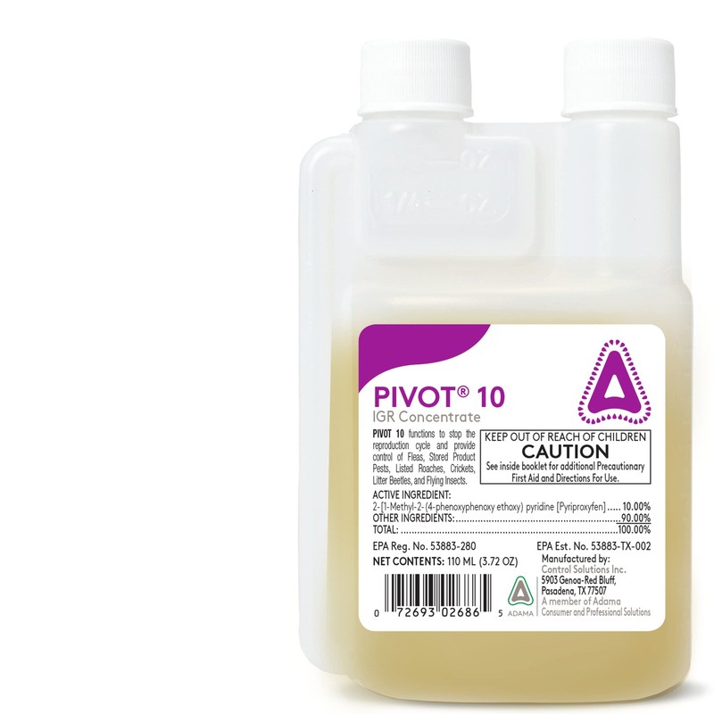 Control Solutions Pivot 10 IGR Insect Growth Regulator Concentrate 3.72oz 110ml gallery