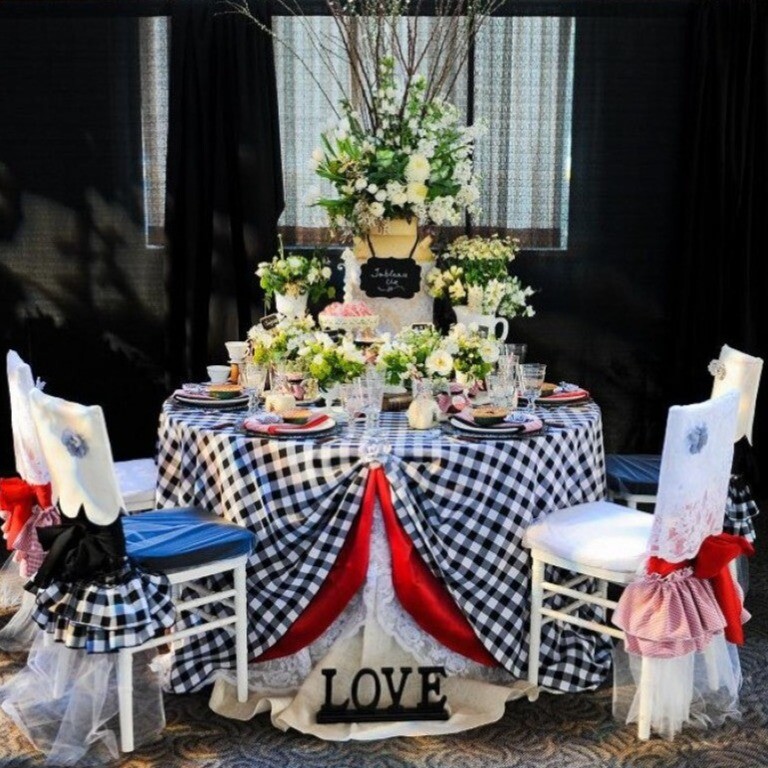 Checkered Tablecloth, Gingham Tablecloth, All Sizes gallery