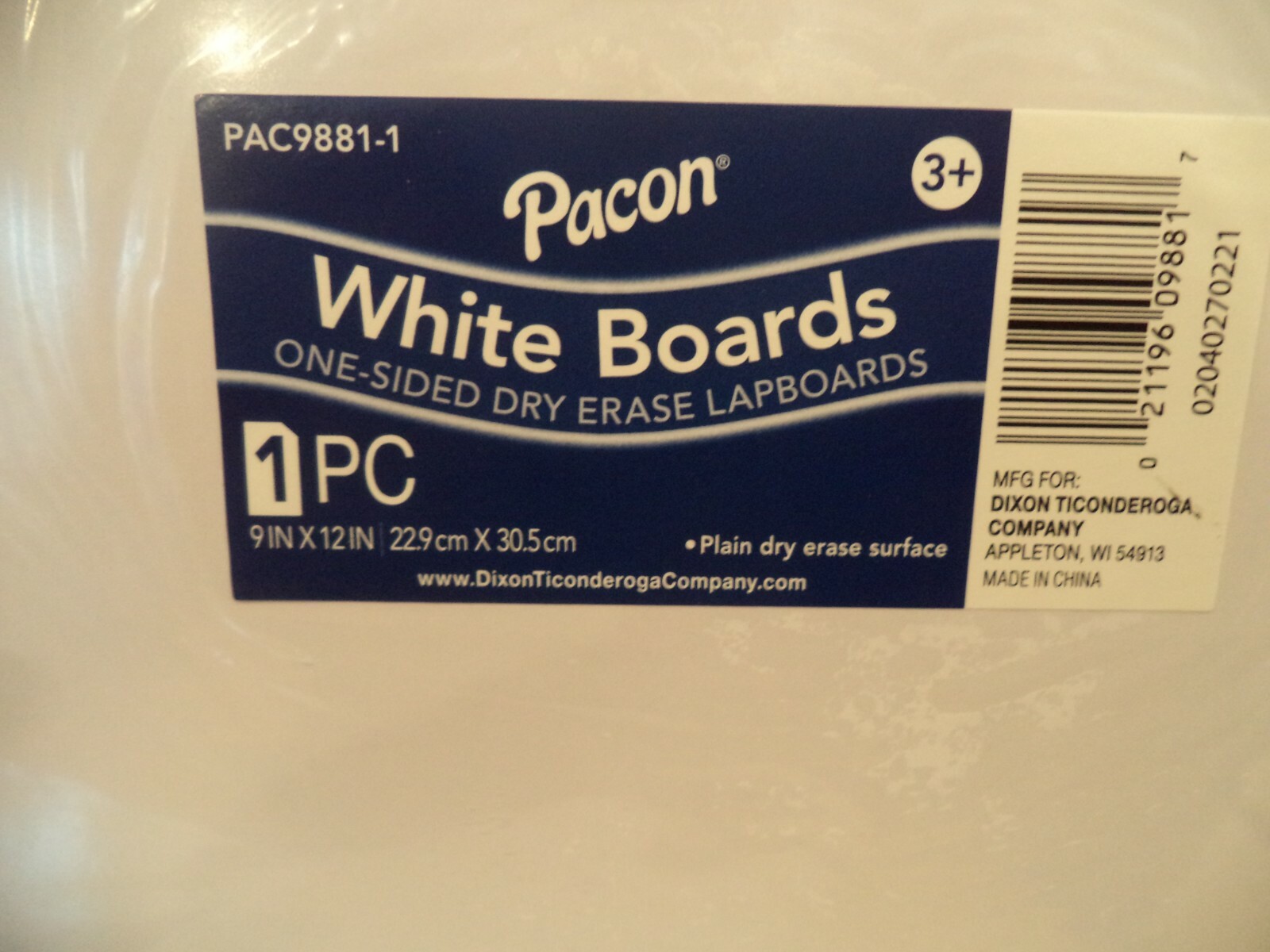 2 Pacon White Board One Sided Dry Erase Lap Board 9x12 inch White U GET 2 gallery