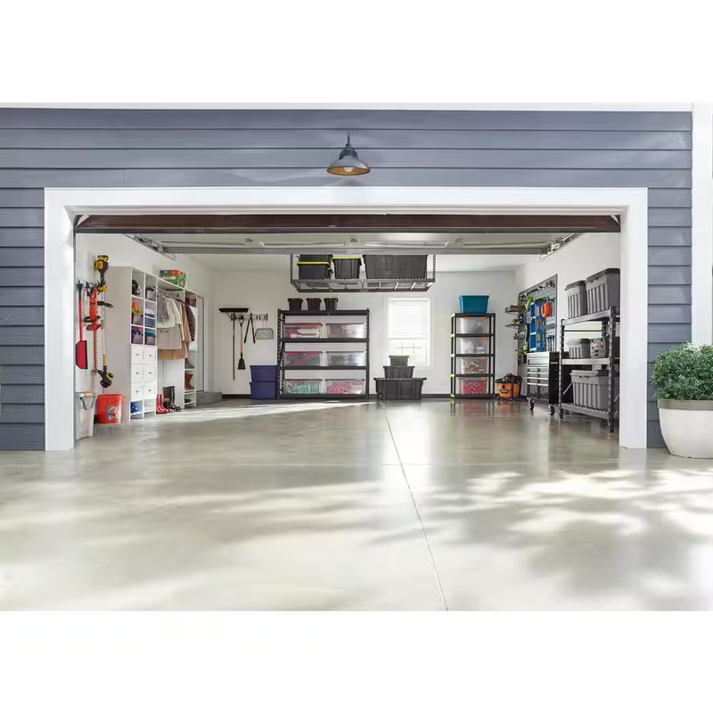 Multi-Purpose 5-Tier Plastic Garage Storage Shelving Unit 36in WX 74in HX 18in D gallery