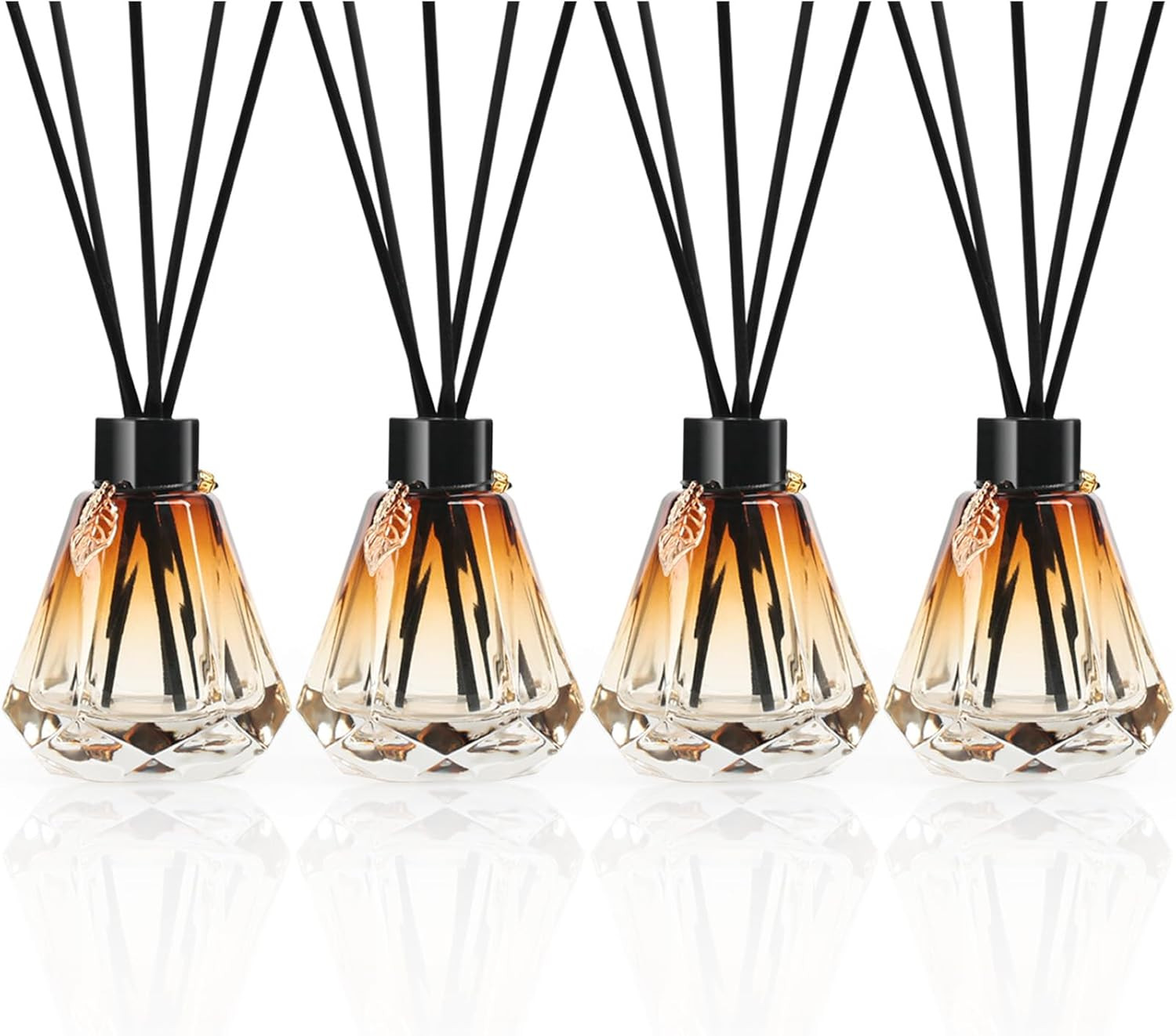 Reed Diffuser, 4Pcs Reed Diffuser Empty Bottles with 20Pcs Reed Diffuser Sticks, gallery
