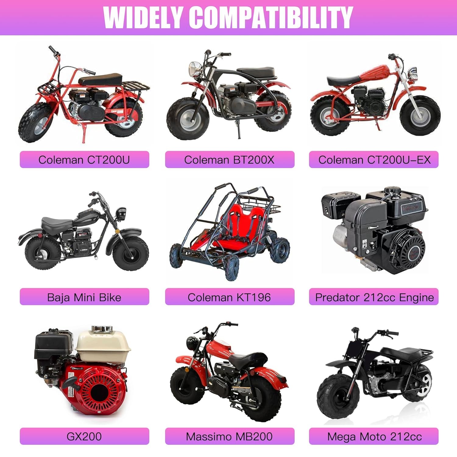 PWK 28mm Carburetor Replacement for Predator 212 224cc 196cc Engine Parts Colema gallery
