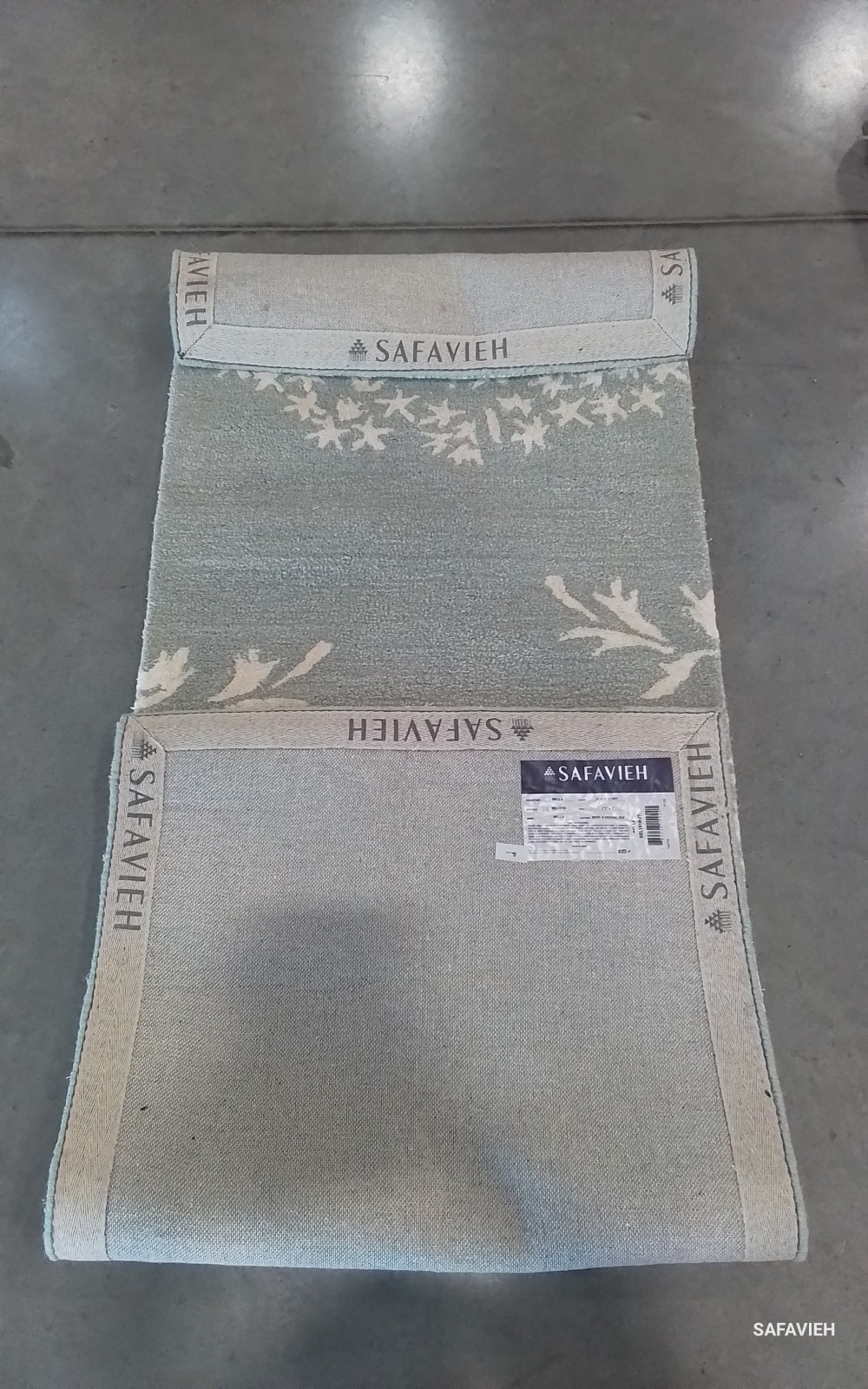 SLATE / IVORY 2'-3" x 7'-0" Flaw in Rug, Reduced Price 1172774668 BEL131B-27 gallery