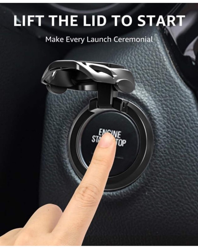 Mask Style push button start cover w/logo gallery