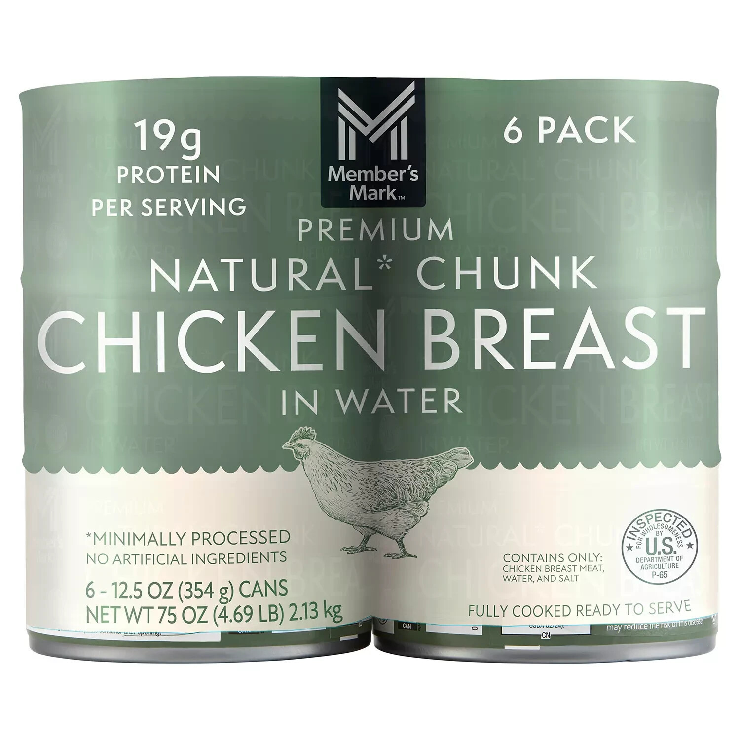 2 Pack - Member'S Mark Premium Chunk Chicken Breast 12.5 Oz., 6 Ct. gallery
