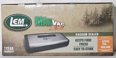 ***LEM MaxVac 100 Plastic Vacuum Sealer (Model #1379) With 12″ Seal Bar***