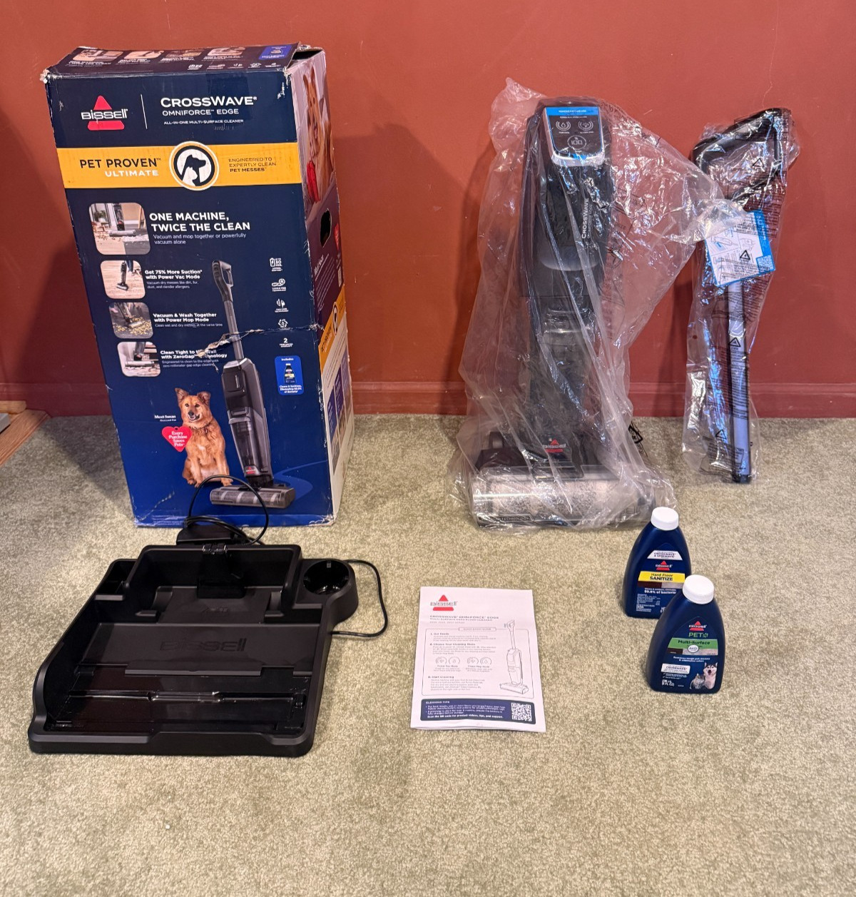 BISSELL CrossWave OmniForce Edge Multi Surface Vacuum Mop Cleaner System gallery