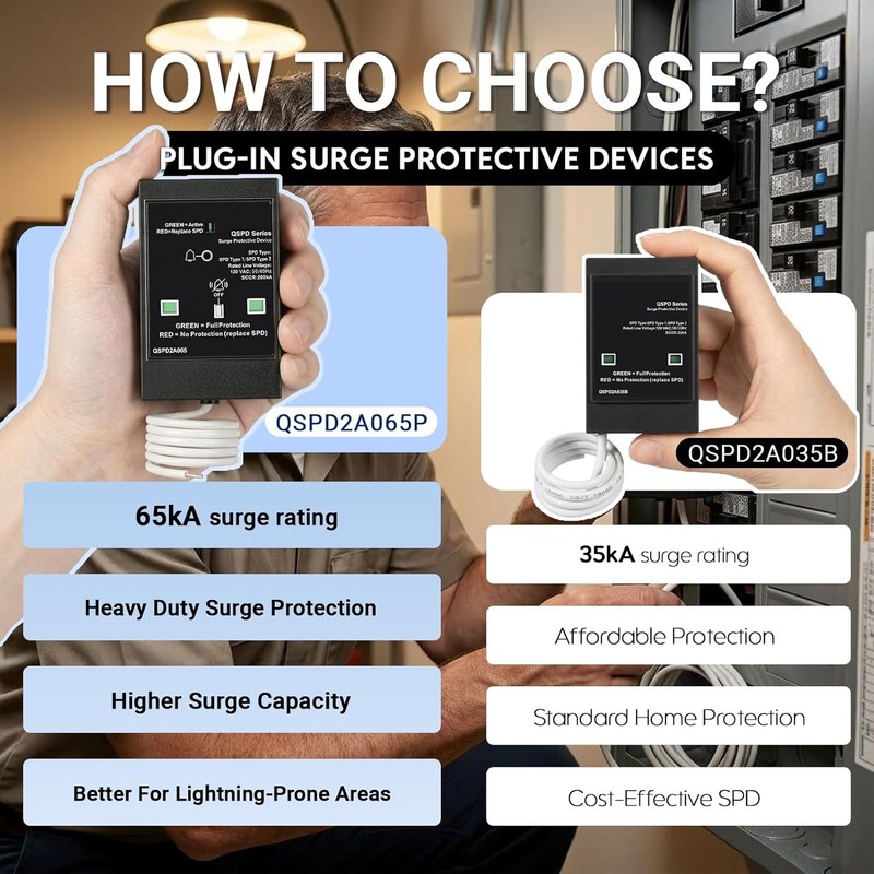 Replacement for Siemens Load Centers QSPD2A065P Plug-in Surge Protection Device gallery