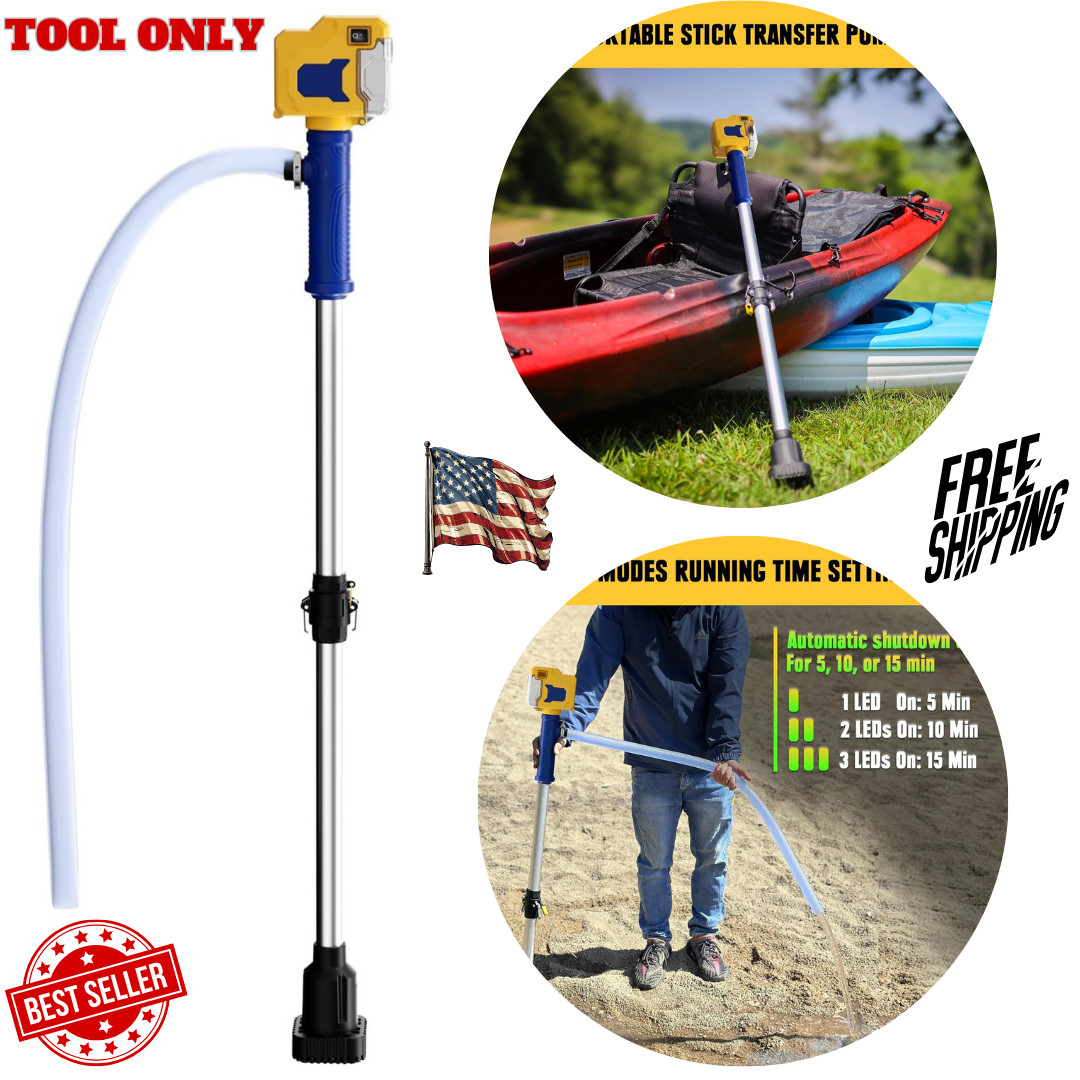 Cordless Stick Water Transfer Pump for Dewalt 20V MAX Battery, 720GPH Brushless gallery