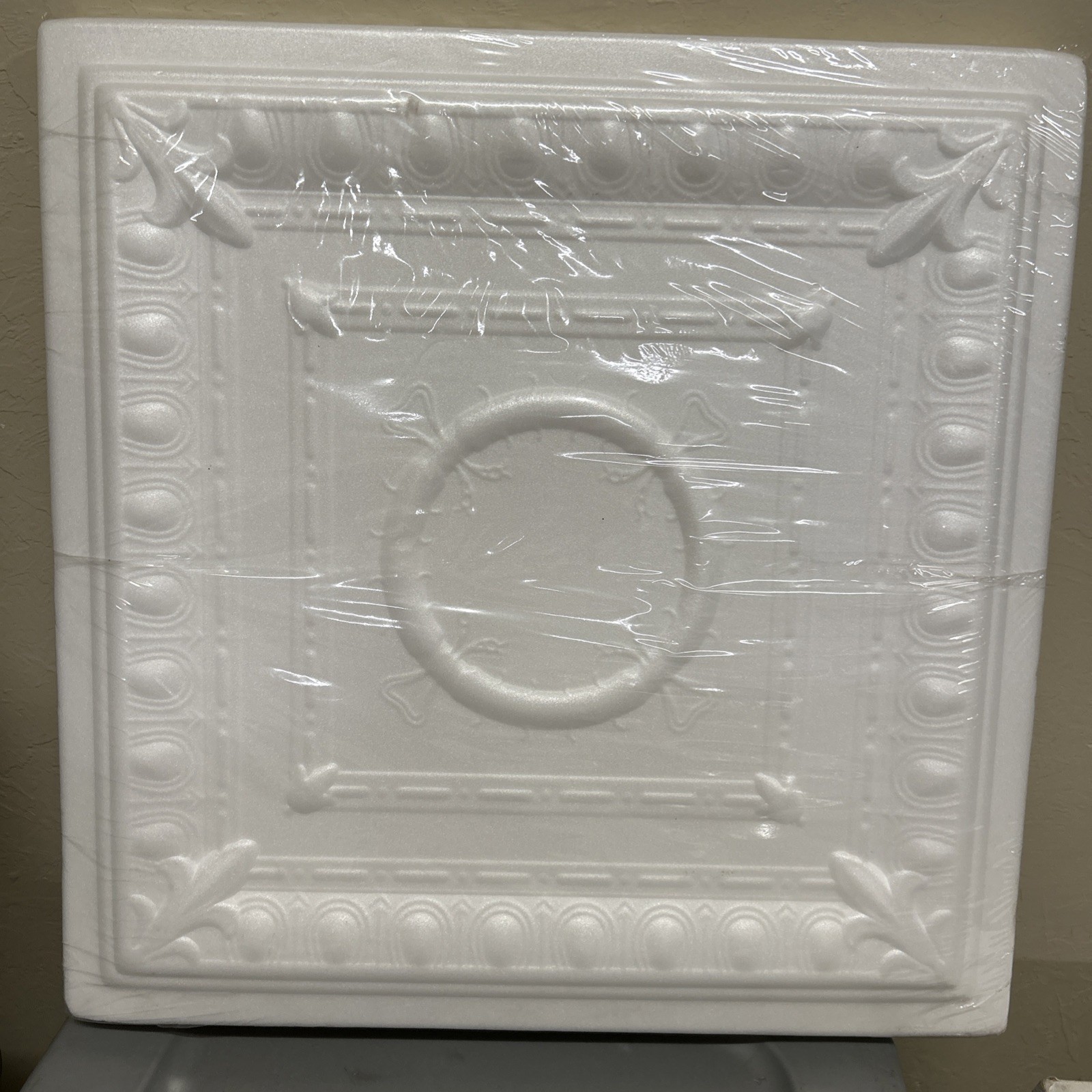 Ceiling Tiles 20x20 Styrofoam R47 Plain White Lot 3 Packages Of 8 New In Package gallery