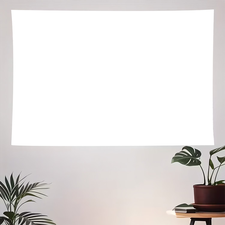 2D Flat, Large Horizontal Winter Snow Scene Garage Curtain - 1 Panel 157.5x70.8 gallery