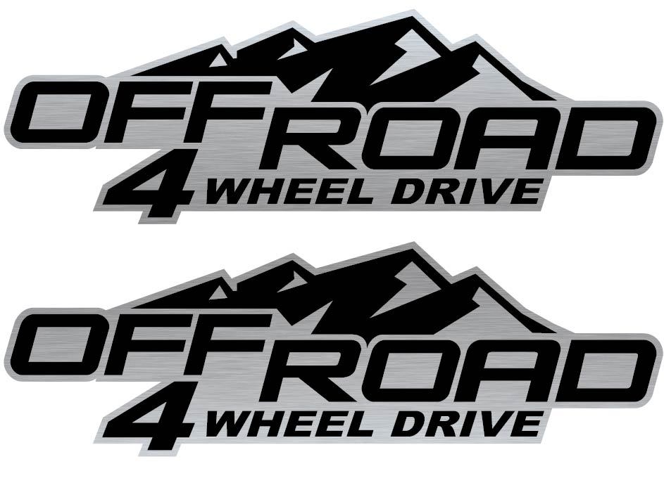 2004-2012 4x4 Decals Stickers for Chevy Colorado Xtreme GMC Canyon 4WD Bedside gallery