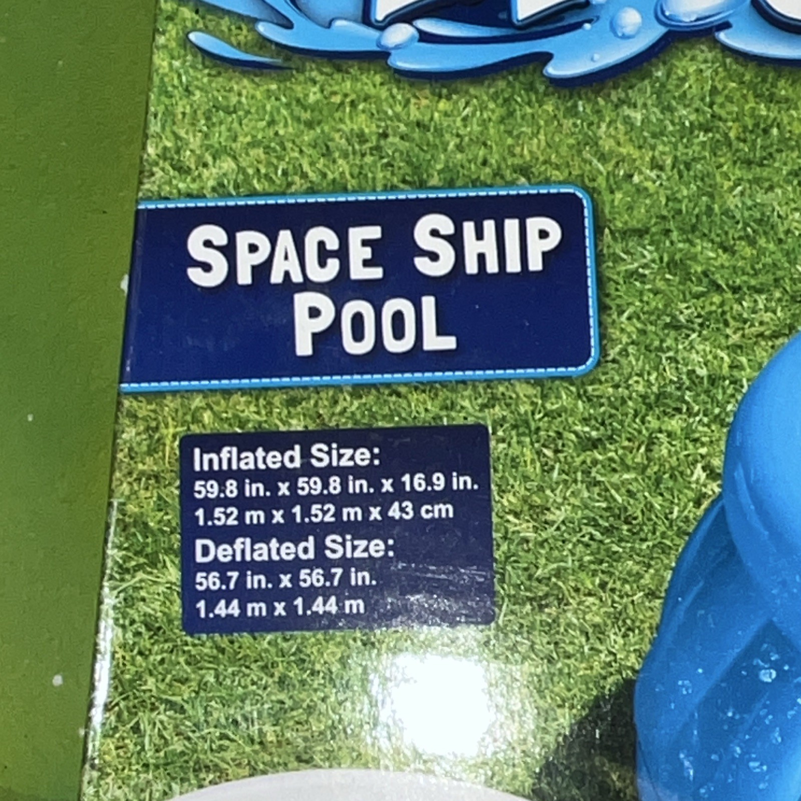 Bestway H2OGO! Space Ship Inflatable Pool 59.8" Round Blue 135 gal 3-Chamber gallery