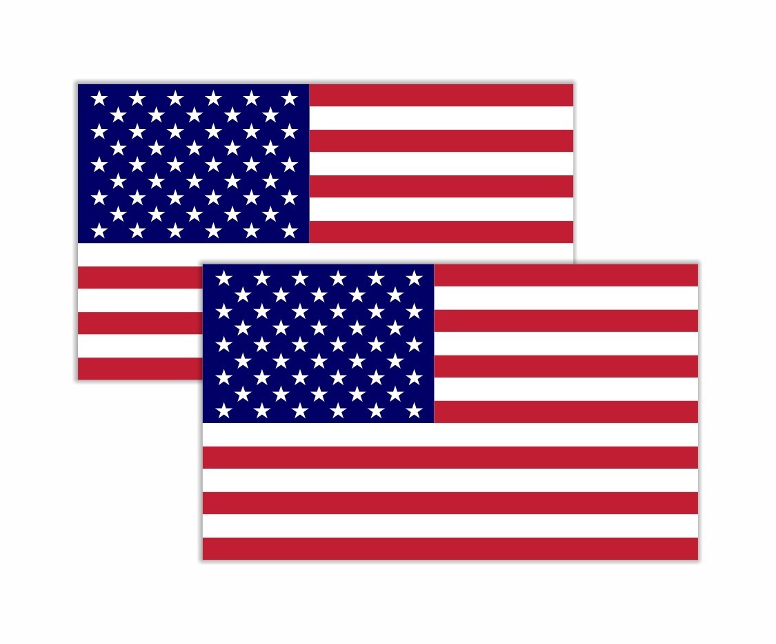 American Flag USA Sticker Vinyl Sticker Different Sizes Window, Helmet, Laptop gallery