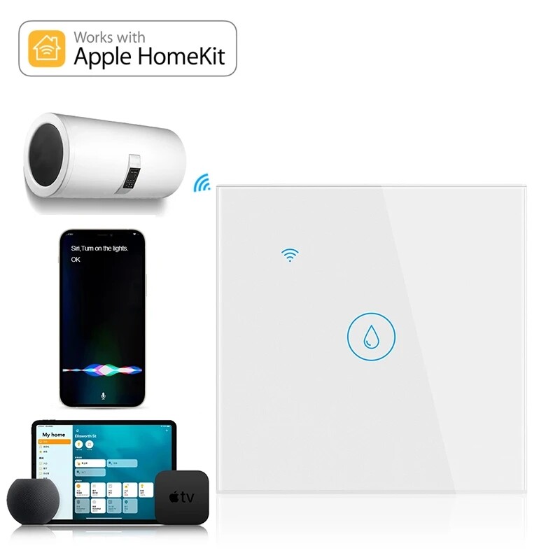 Smart Boiler Switch Water Heater Wifi APP Siri Alexa Google Home Voice Control gallery