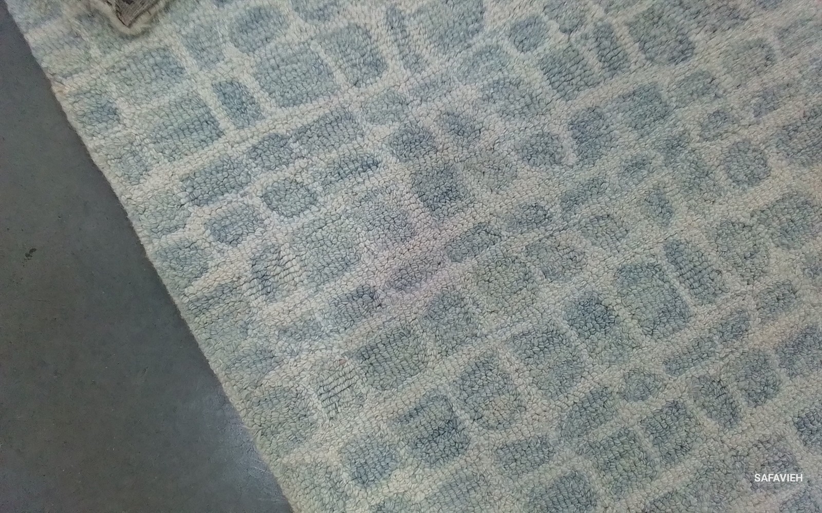 IVORY / LTBLUE 2'-3" x 9'-0" Back Stain Rug, Reduced Price 1172795495 EBN920L-29 gallery