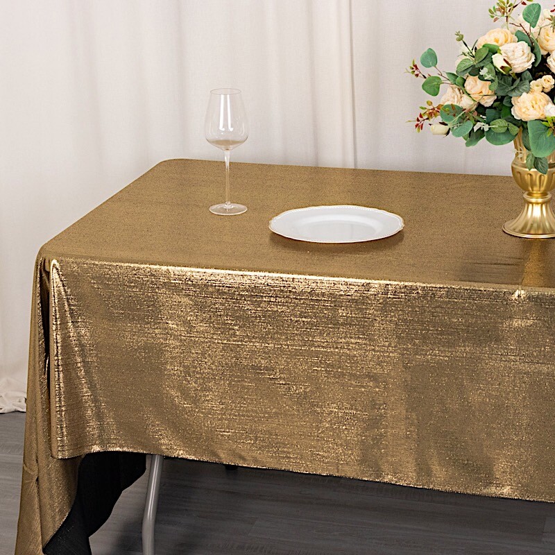 60x126 in Sequin Dots Polyester Rectangle TABLECLOTH Party Events Decorations gallery