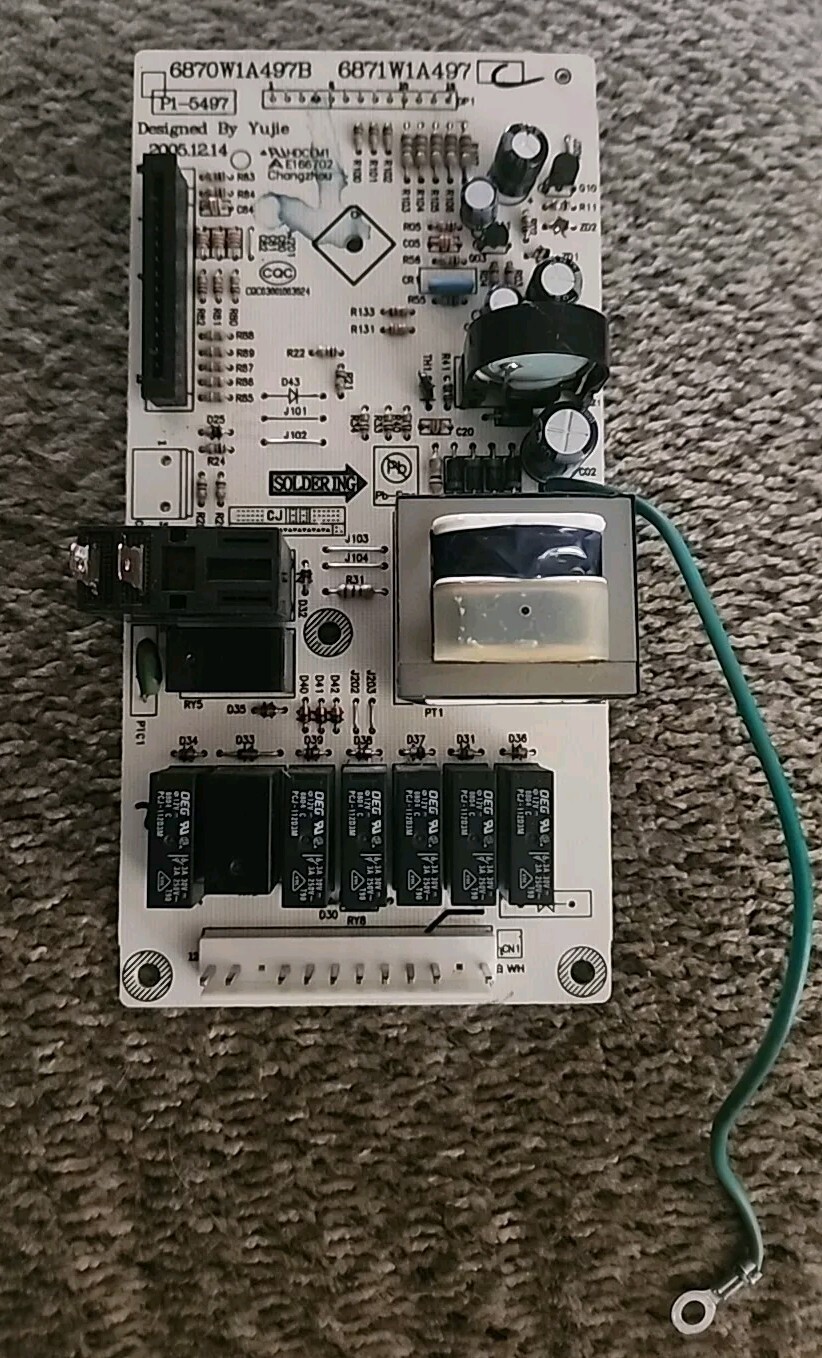 Kenmore LG Microwave Control Board 6871W1A497C Discontinued by manfr (13-17) gallery