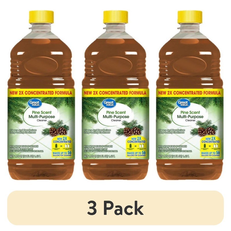 (3 pack) Great Value Multi-Purpose Cleaner, Pine Scent, 56 fl oz gallery