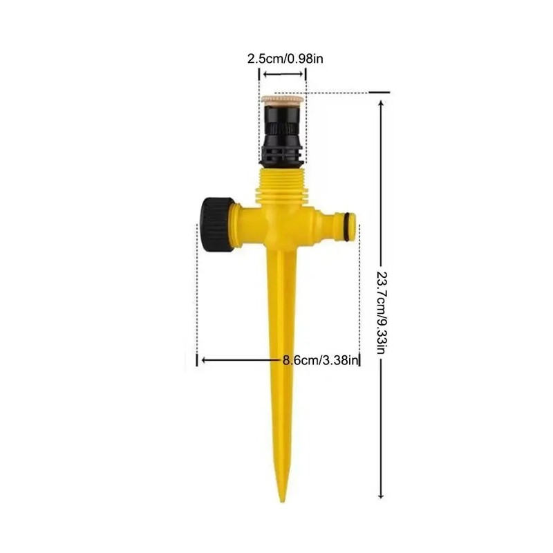 360° Rotation Auto Irrigation System Garden Lawn Sprinkler Patio Save Water NEW gallery