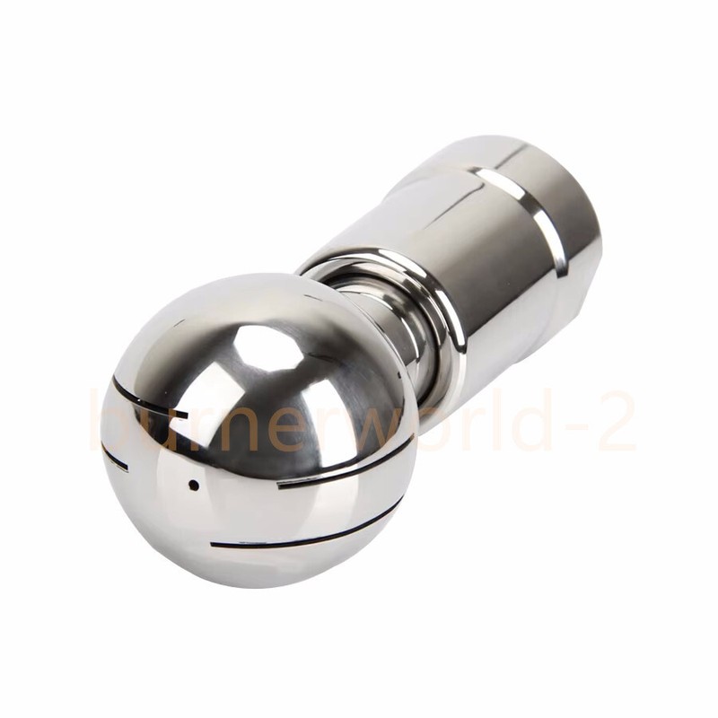 3/8'' 1/2'' 1" BSP Female Threaded Nozzle Tank Cleaning Rotating CIP Spray Ball gallery