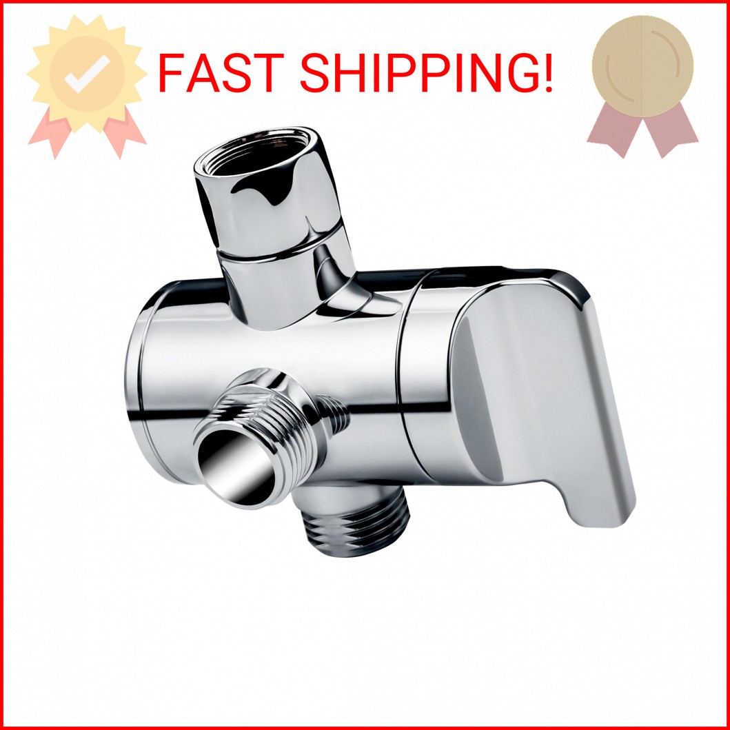 BRIGHT SHOWERS Shower Arm Diverter Valve for Hand held Showerhead and Fixed Spra gallery