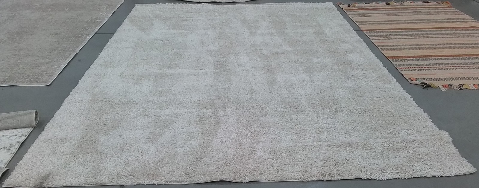 BEIGE 9'-0" x 12'-0" Stained Rug, Reduced Price 1172793547 AUG900D-9 gallery