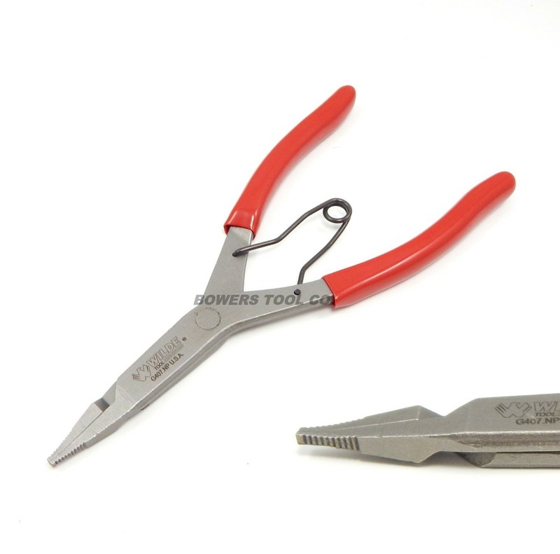 Wilde 4pc Lock Ring Pliers Set Compound Right Angle 90 Thin Straight Made in USA gallery
